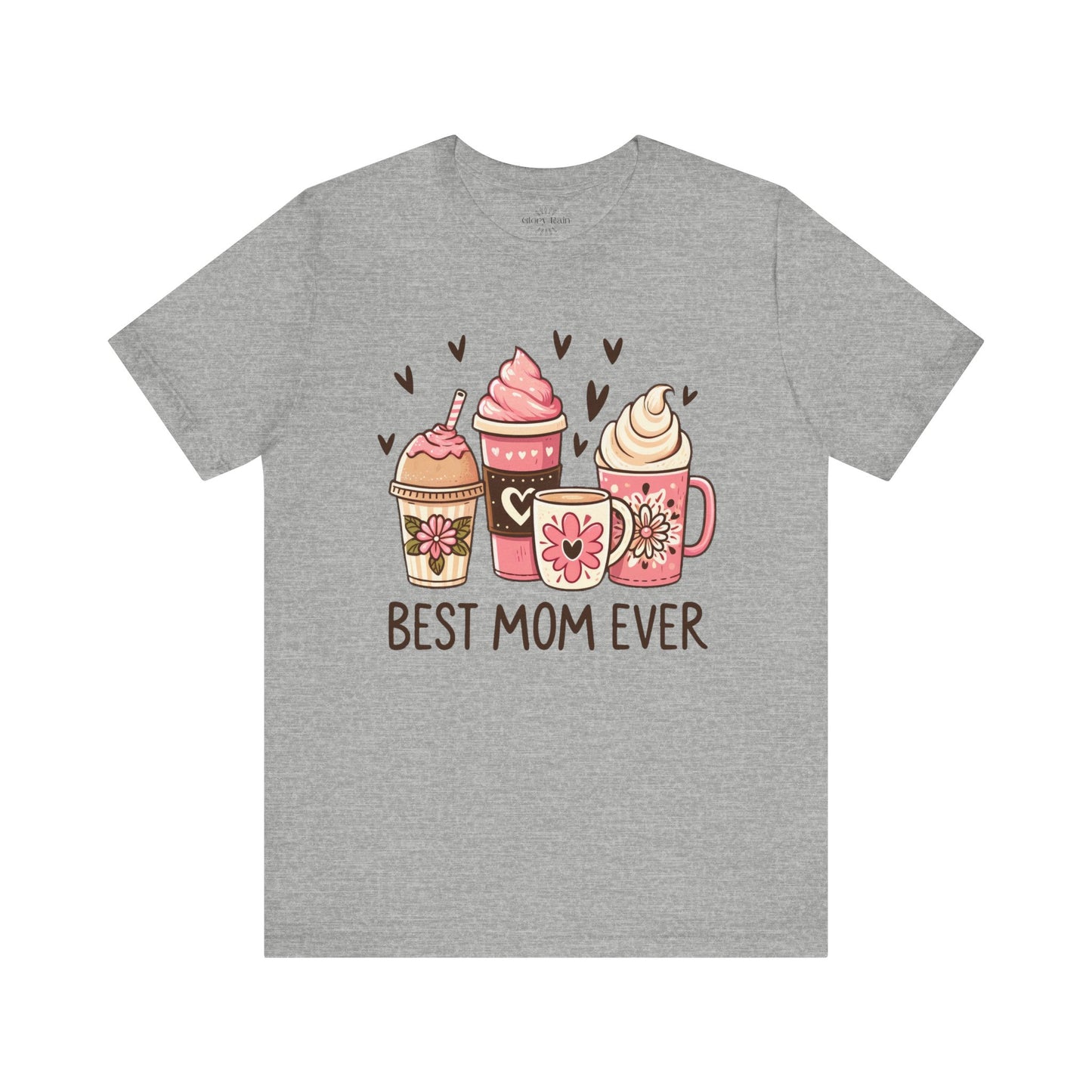 Best Mom With Latte T-Shirt