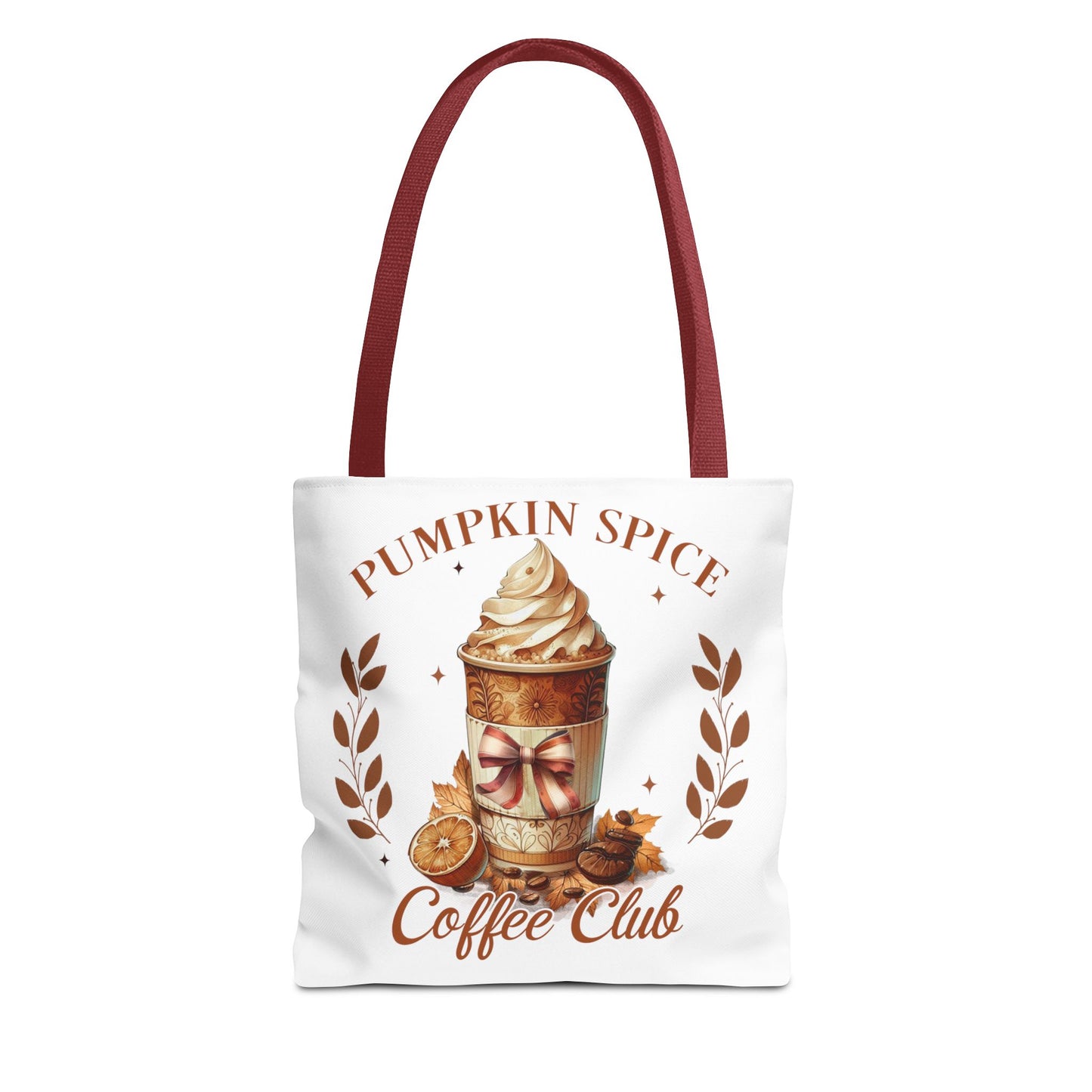 Pumpkin Spice Coffee Club Fashion Tote Bag
