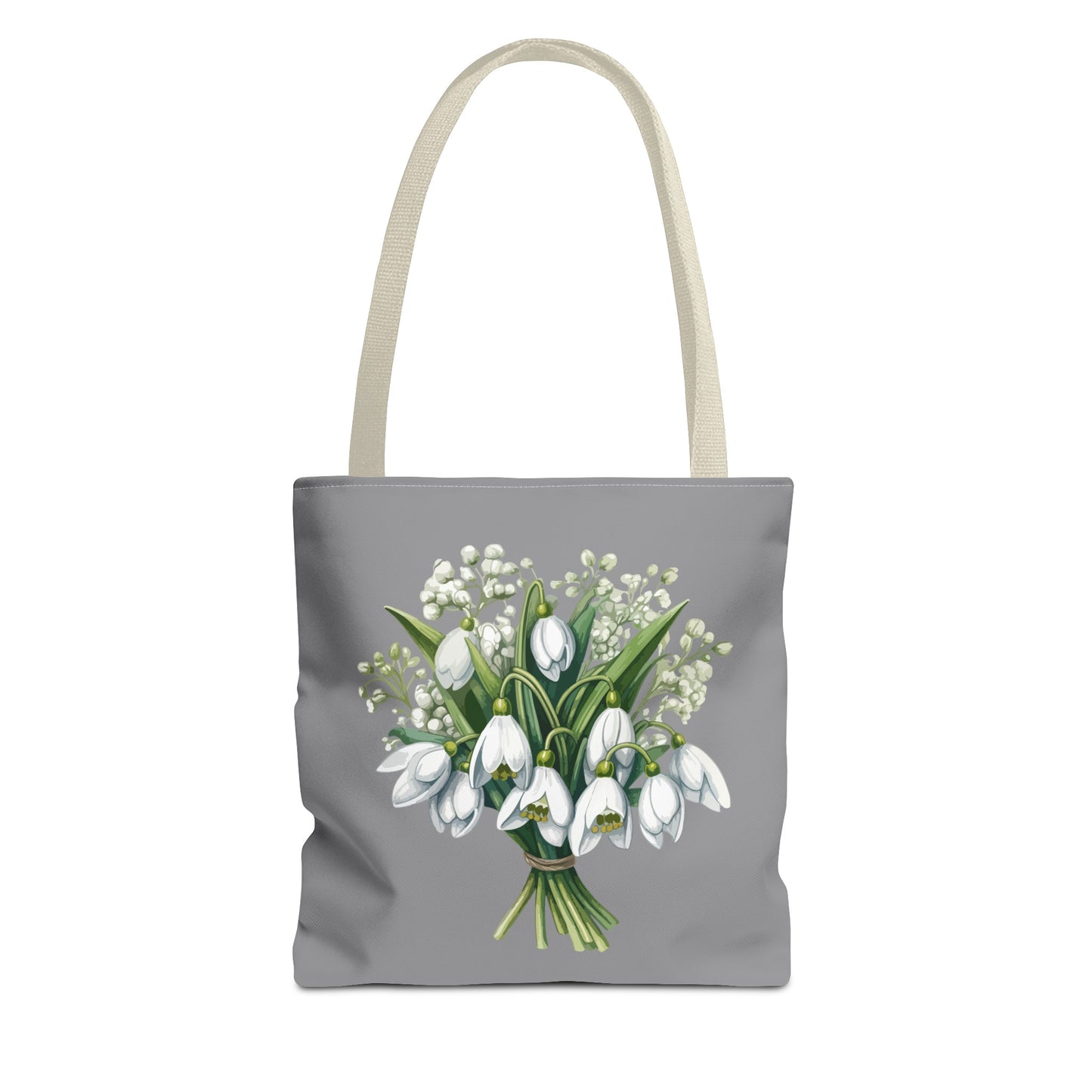 January Birth Flower (Snowdrop) Fashion Tote Bag
