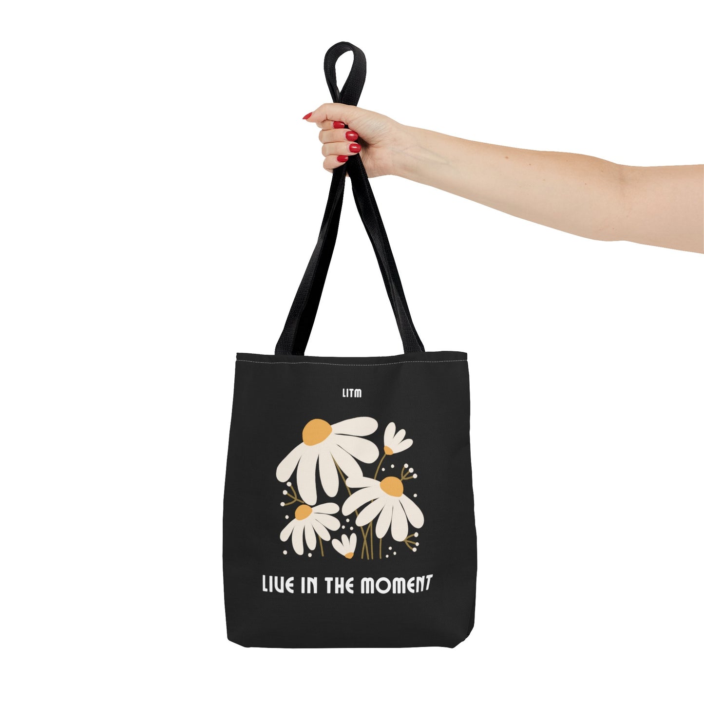 Live in the Moment Fashion Tote Bag