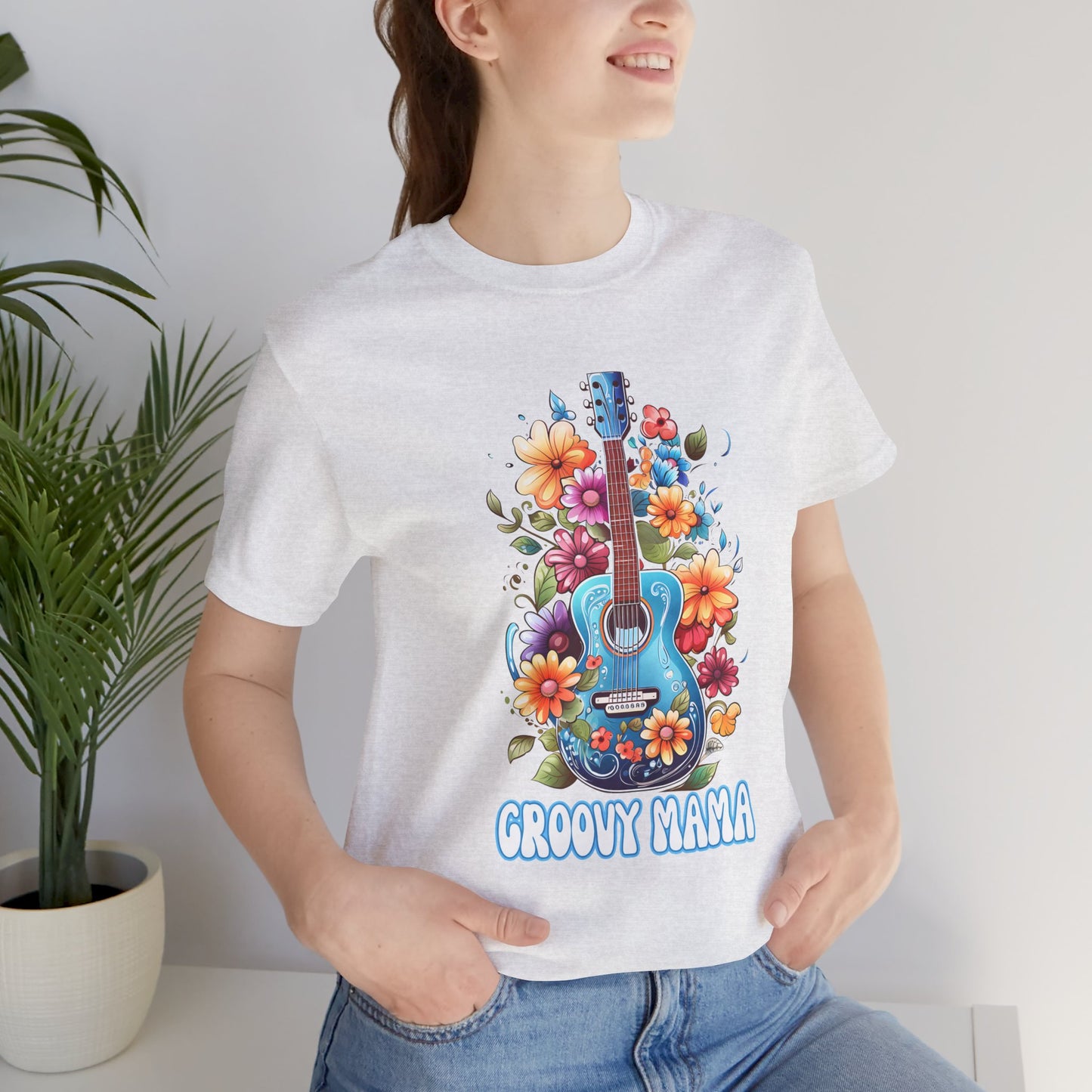 Groovy Mama with Roses T-Shirt