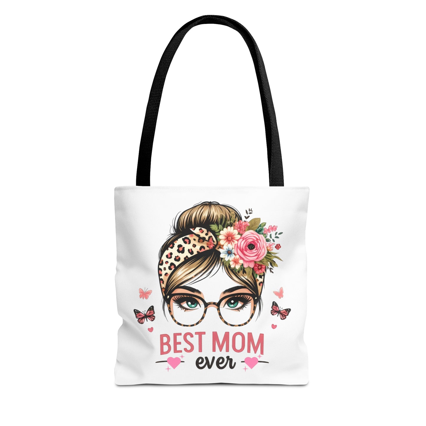 Best Mom Hair Bun Fashion Tote Bag