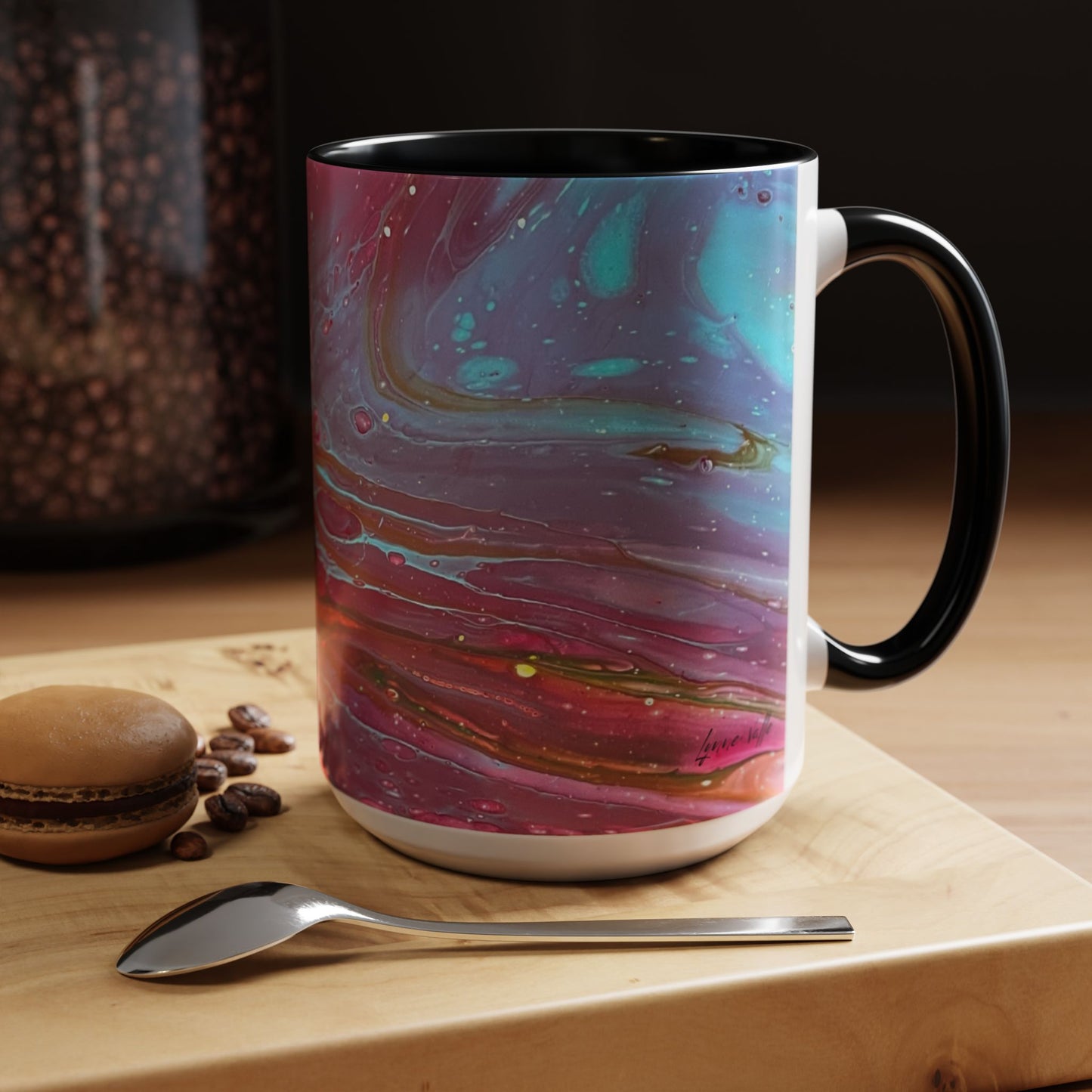 "Eternal Love" - Prophetic Fluid Art - 15 oz  Mug