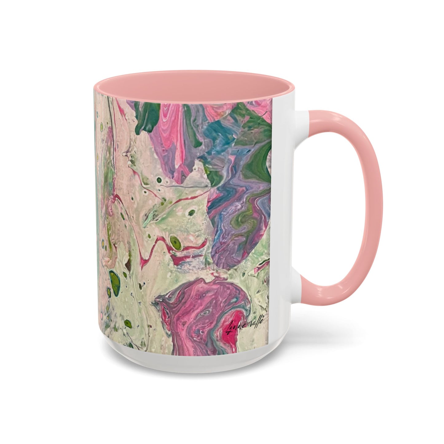 "God's Peace Will Reign" - Prophetic Fluid Art - 15 oz  Mug