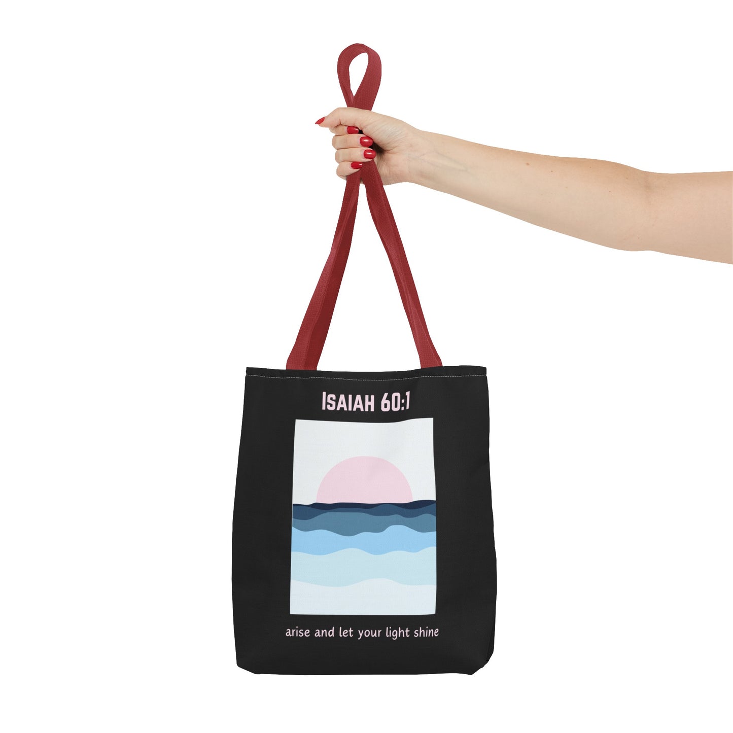 Arise and Let Your Light Shine Fashion Tote Bag
