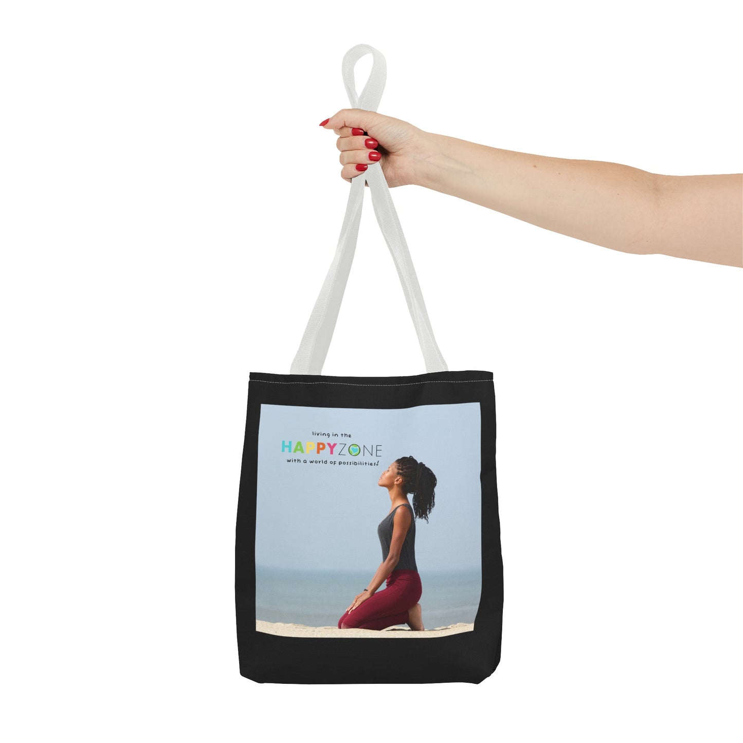 Living in the Happy Zone Fashion Tote Bag