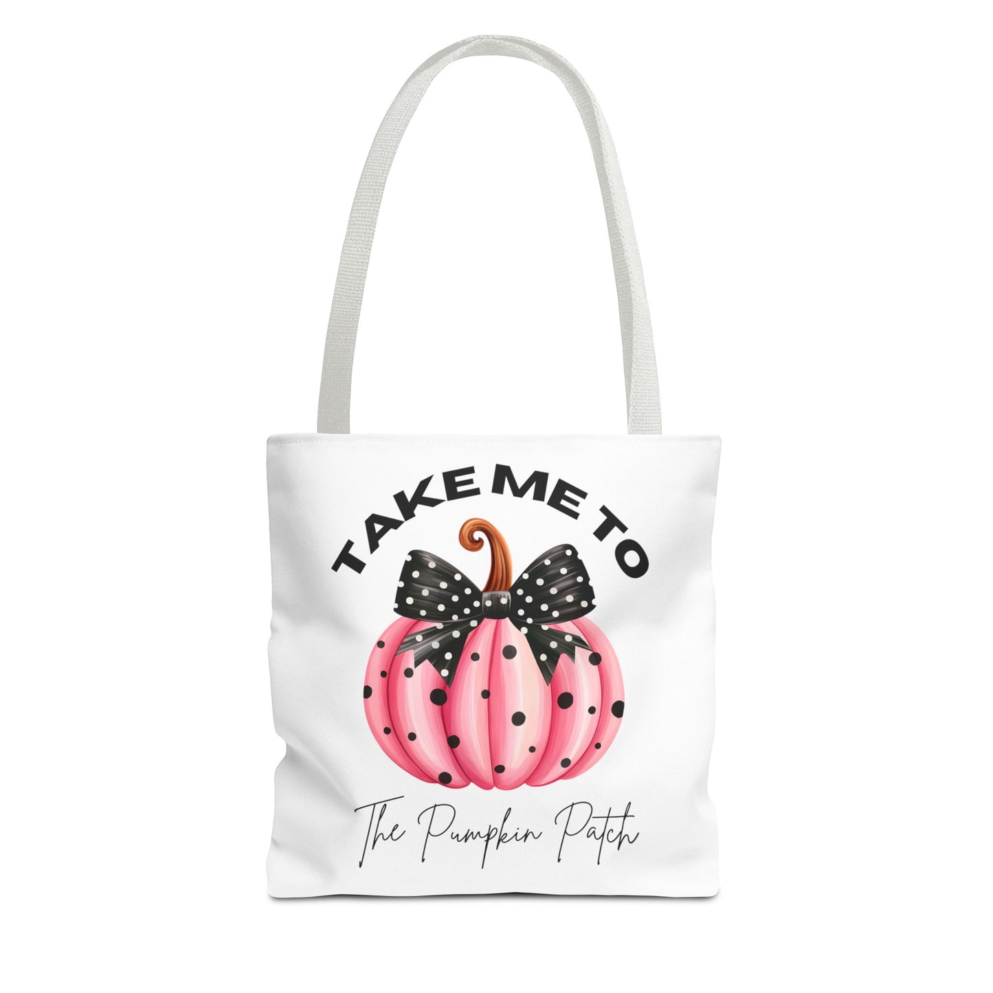 Take Me To The Pumpkin Patch (Pink) Fashion Tote Bag