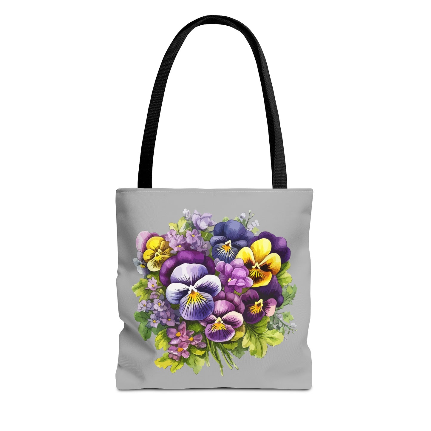 February Birth Flower (Violet) Fashion Tote Bag
