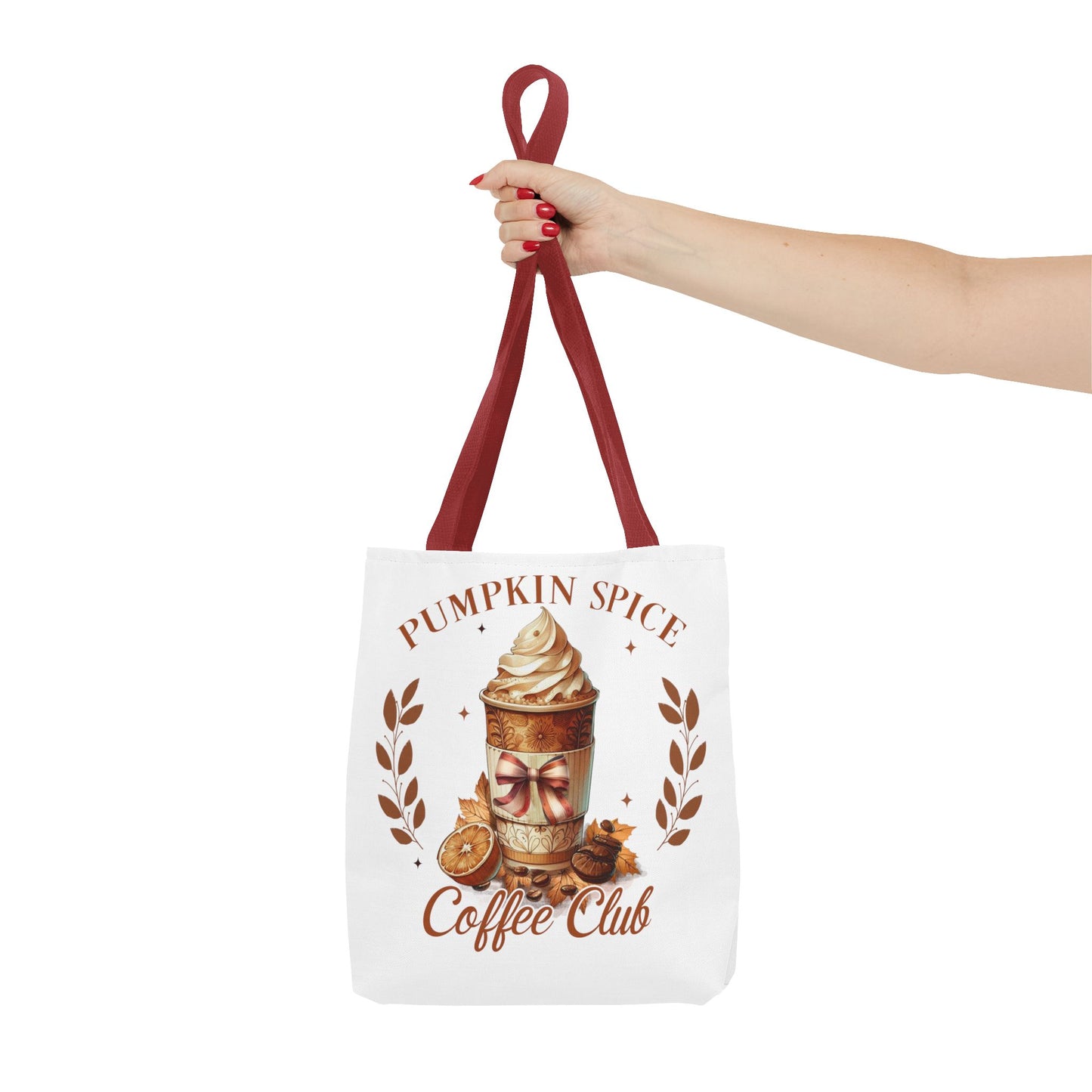 Pumpkin Spice Coffee Club Fashion Tote Bag