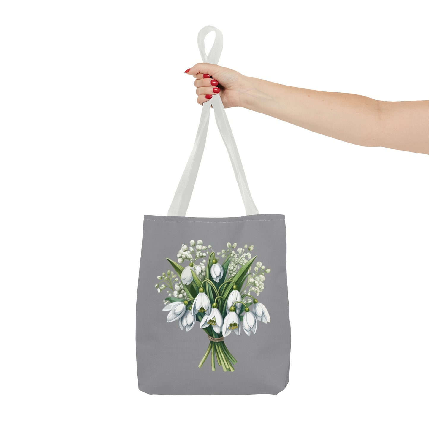 January Birth Flower (Snowdrop) Fashion Tote Bag