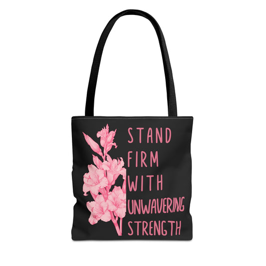 August Inspirational Birth Flower (Gladiolus) Fashion Tote Bag