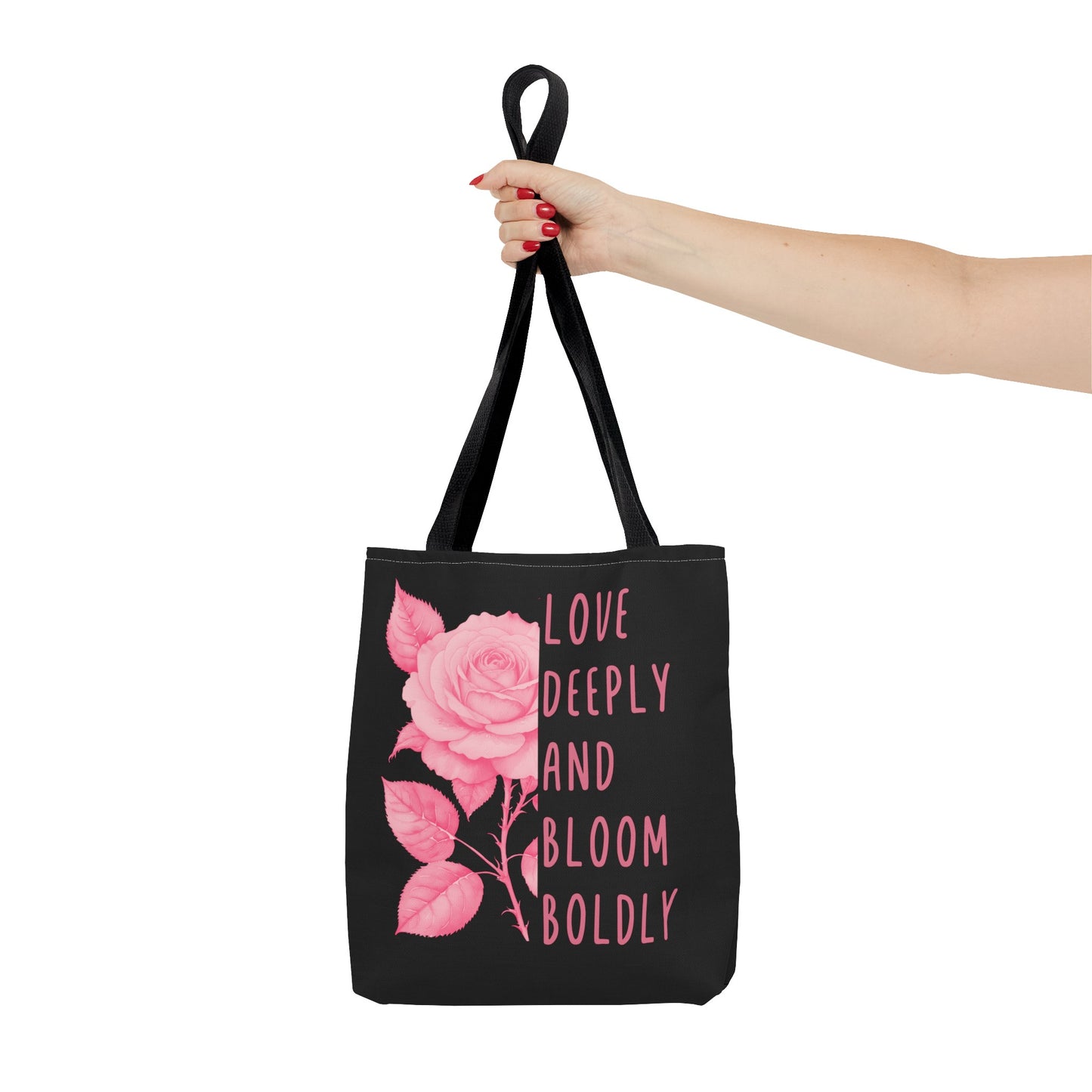 June Inspirational Birth Flower (Rose) Fashion Tote Bag