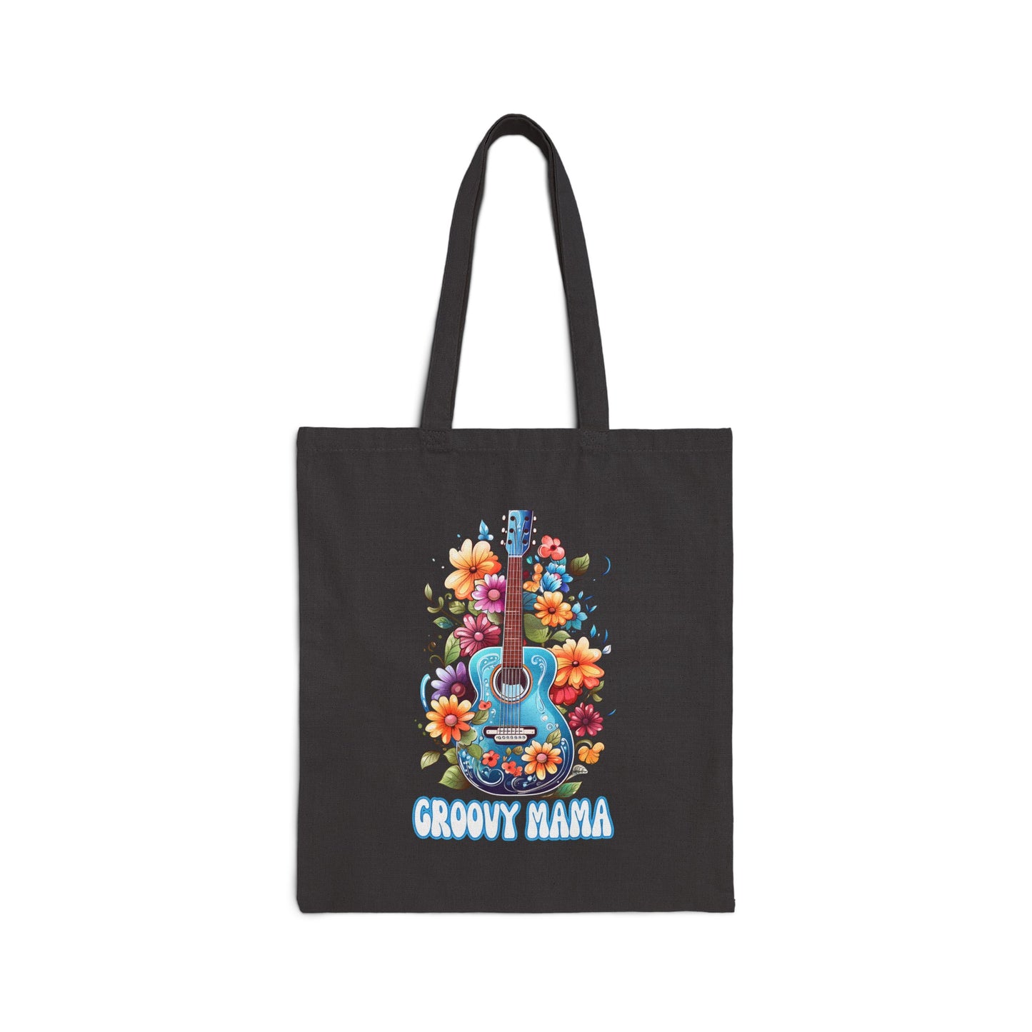 Groovy Mama Cotton Canvas Tote Bag