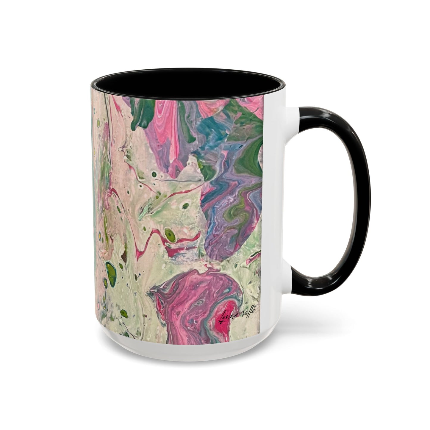 "God's Peace Will Reign" - Prophetic Fluid Art - 15 oz  Mug
