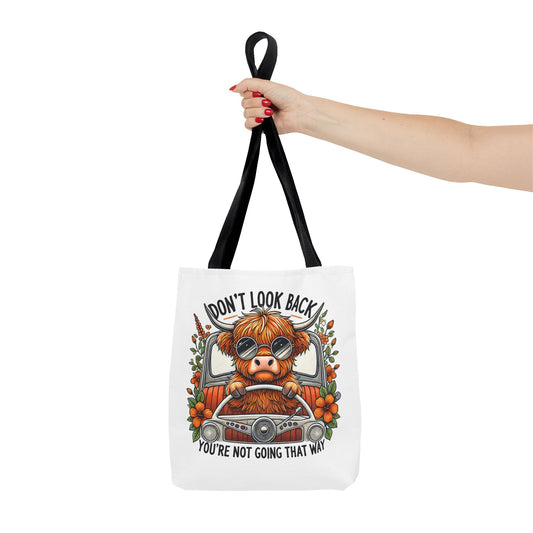 Don't Look Back Heifer Fashion Tote Bag