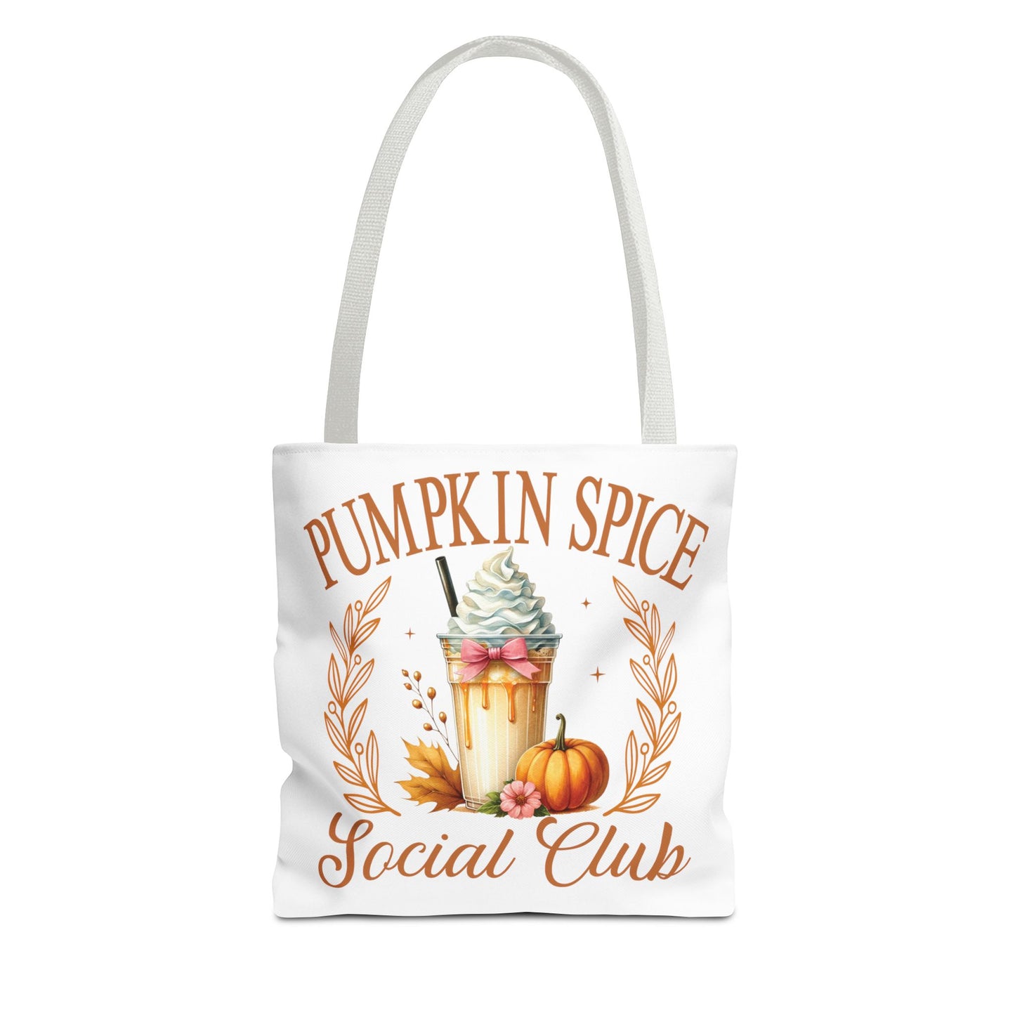 Pumpkin Spice Social Club Fashion Tote Bag