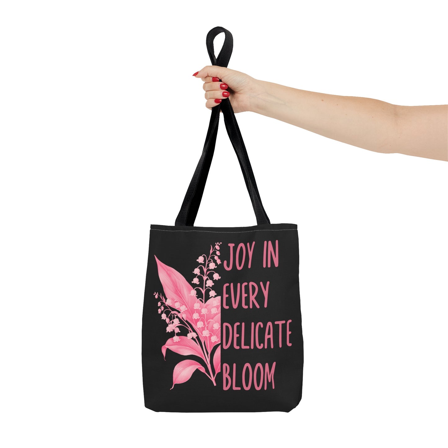 May Inspirational Birth Flower (Lily) Fashion Tote Bag