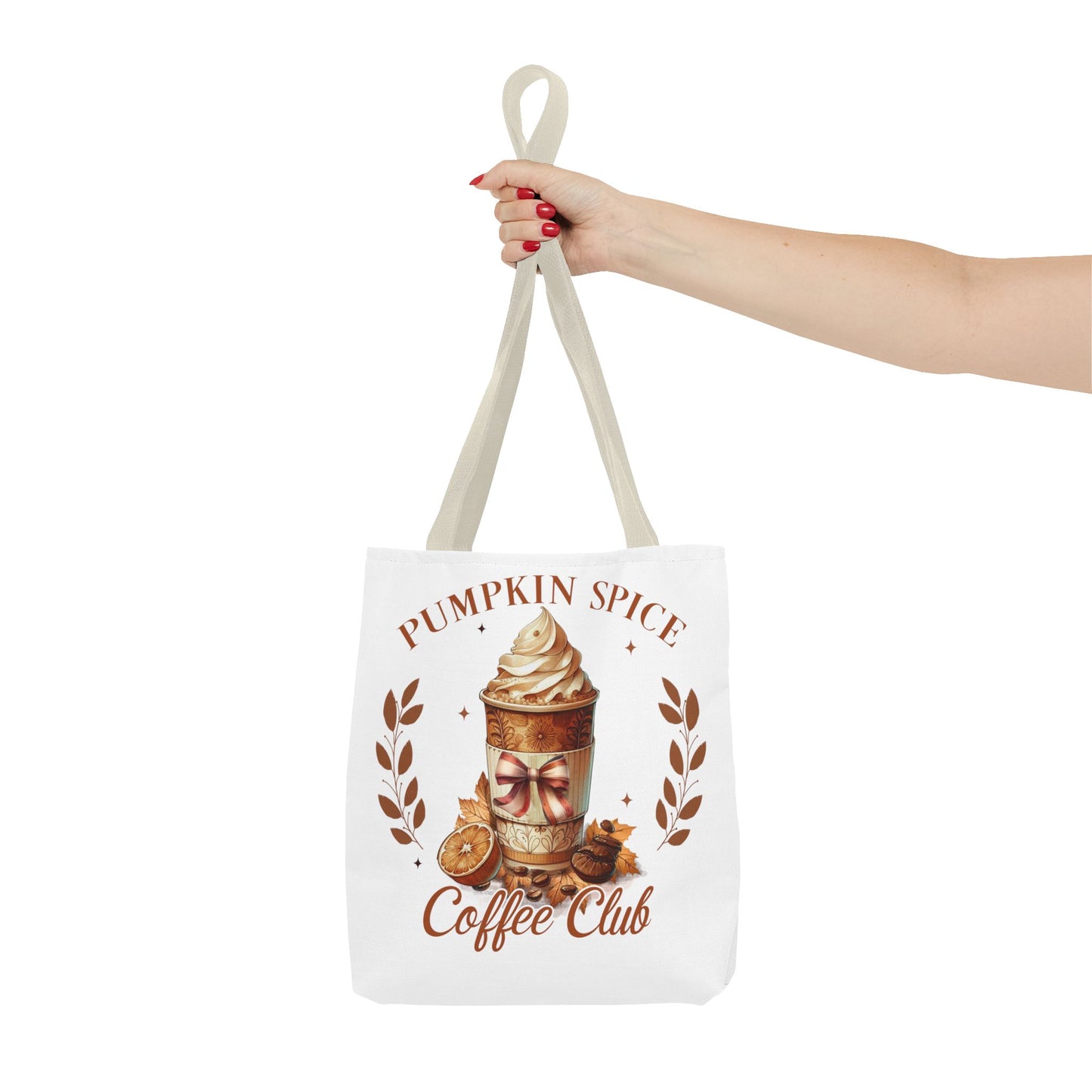 Pumpkin Spice Coffee Club Fashion Tote Bag