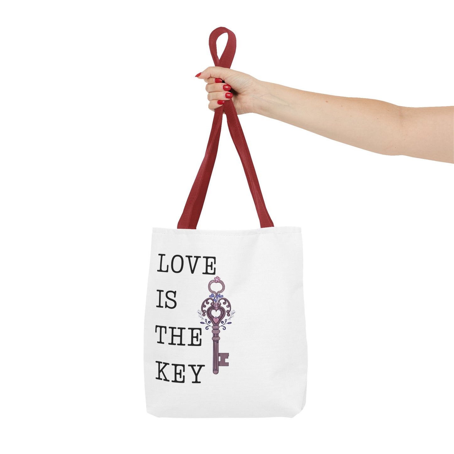 Love is the Key Fashion Tote Bag