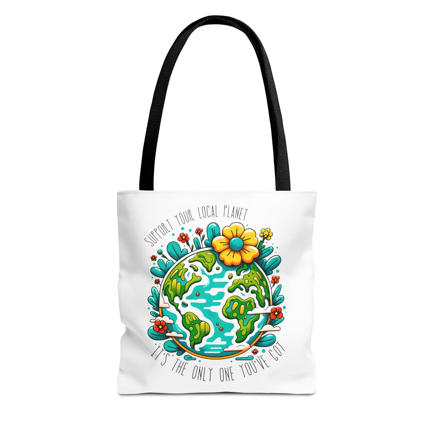 Support Your Local Planet Fashion Tote Bag