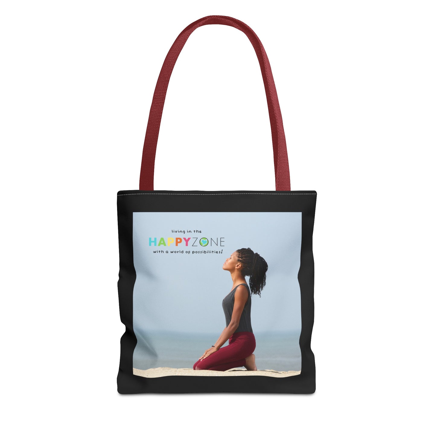 Living in the Happy Zone Fashion Tote Bag
