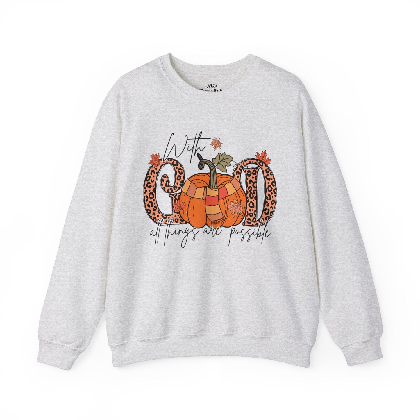 With God All Things Are Possible: Unisex Heavy Blend™ Crewneck Sweatshirt