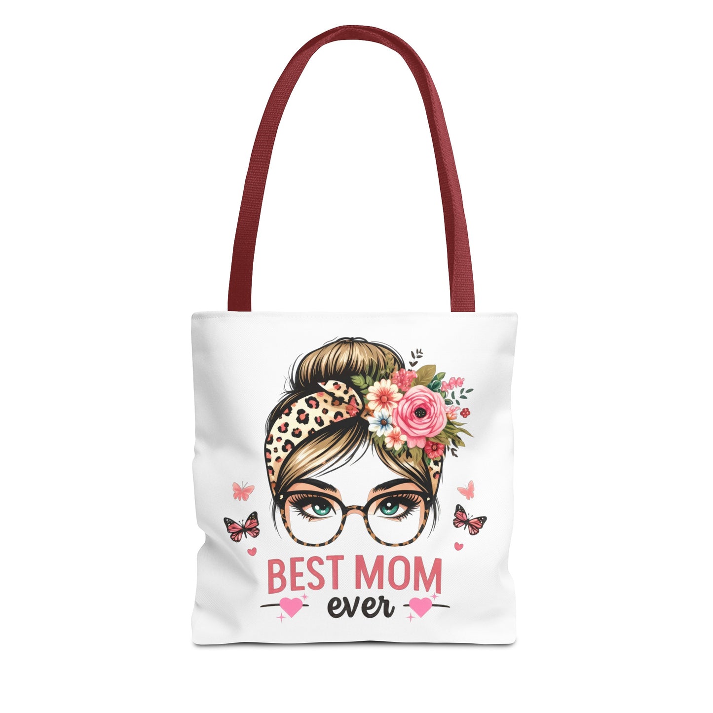Best Mom Hair Bun Fashion Tote Bag