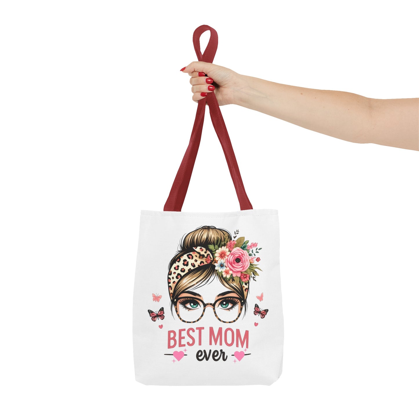 Best Mom Hair Bun Fashion Tote Bag