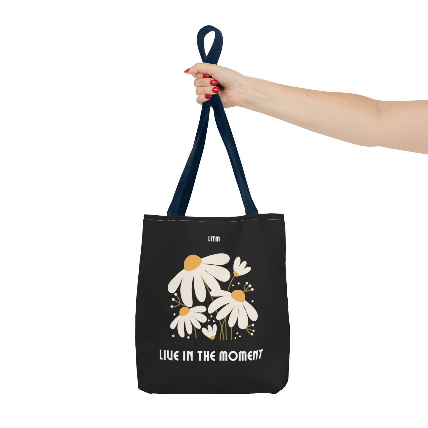 Live in the Moment Fashion Tote Bag