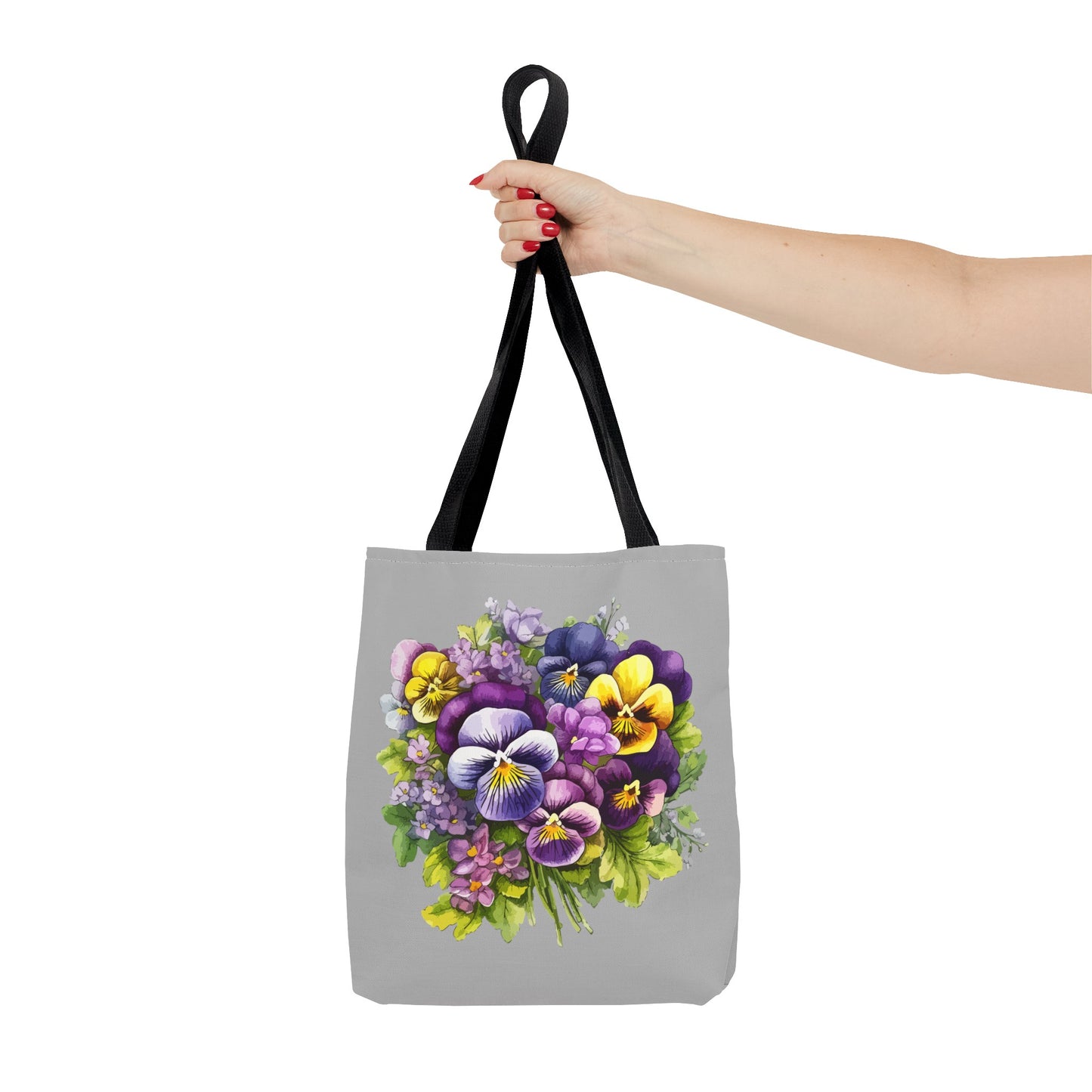 February Birth Flower (Violet) Fashion Tote Bag