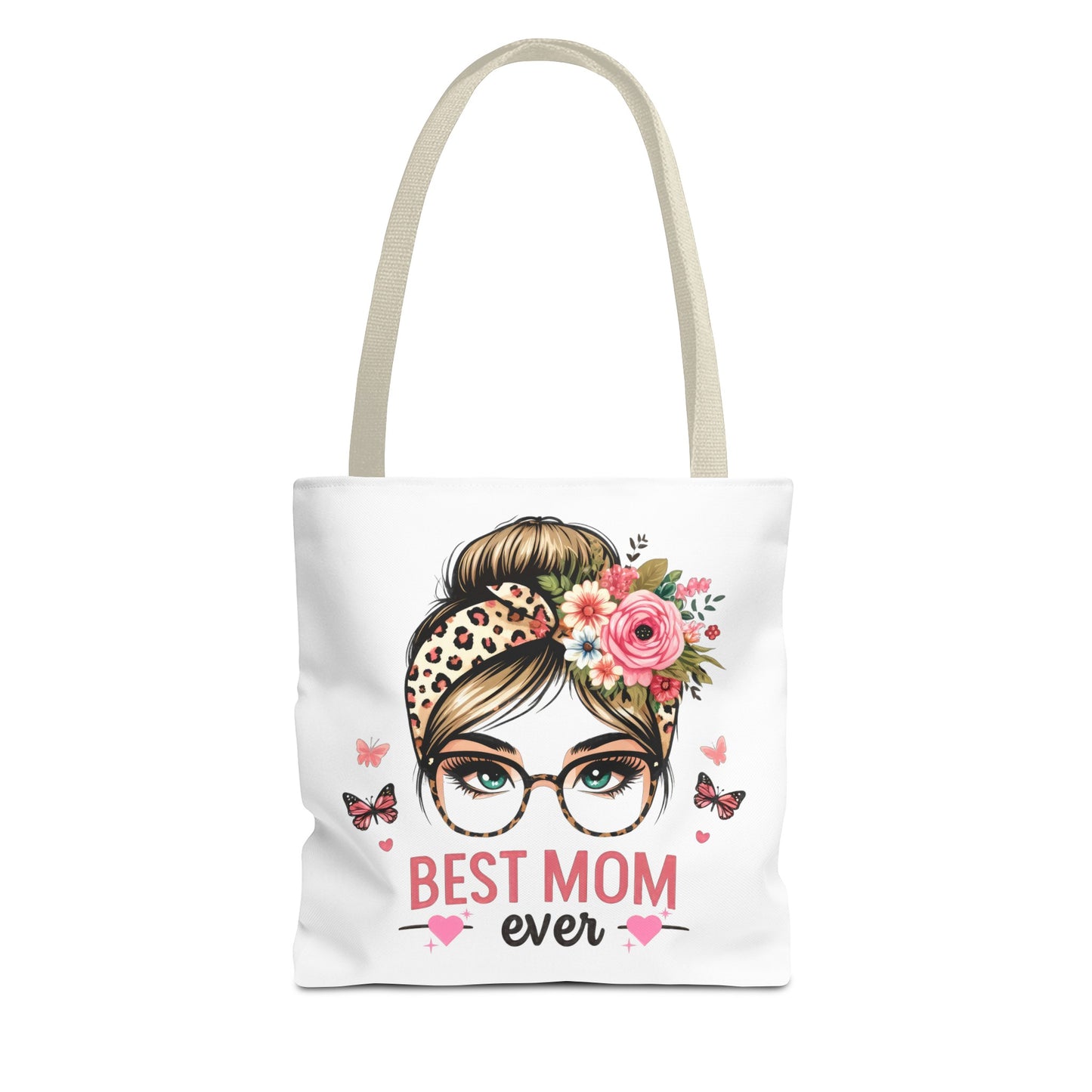 Best Mom Hair Bun Fashion Tote Bag