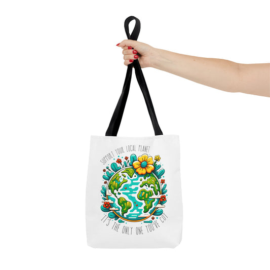 Support Your Local Planet Fashion Tote Bag
