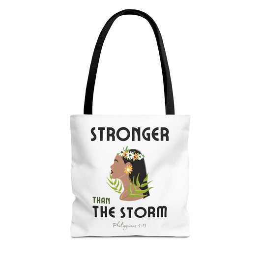 Stronger Than the Storm Fashion Tote Bag