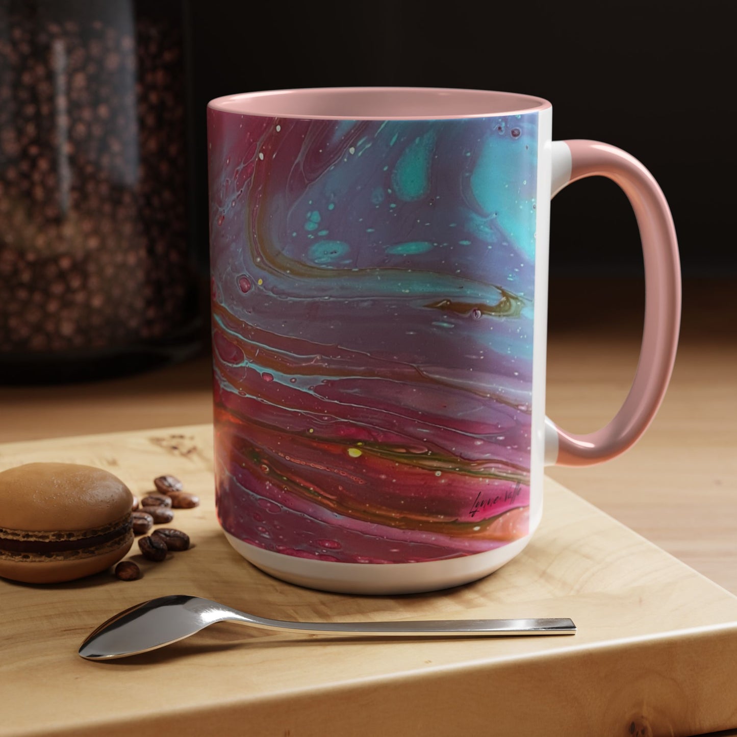 "Eternal Love" - Prophetic Fluid Art - 15 oz  Mug