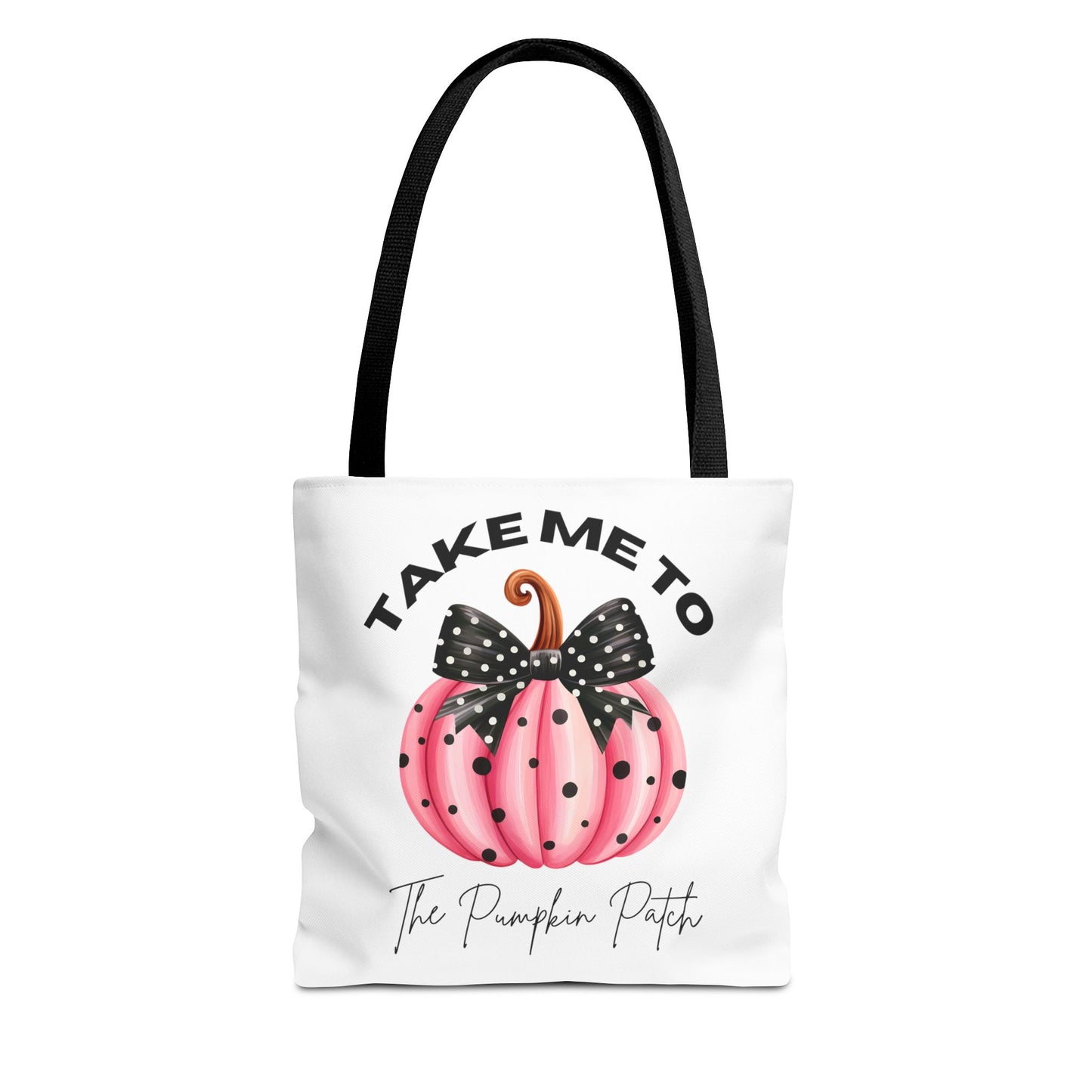 Take Me To The Pumpkin Patch (Pink) Fashion Tote Bag