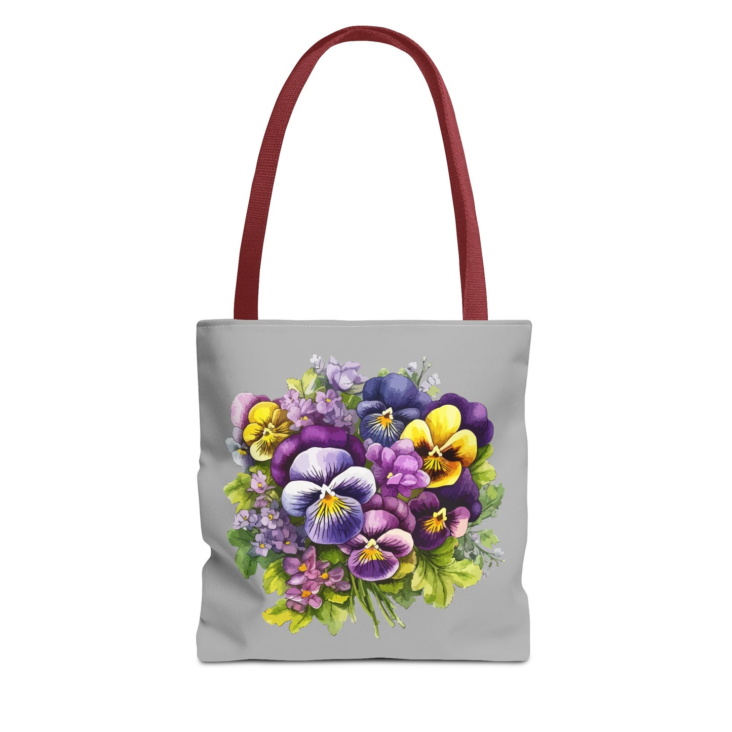 February Birth Flower (Violet) Fashion Tote Bag