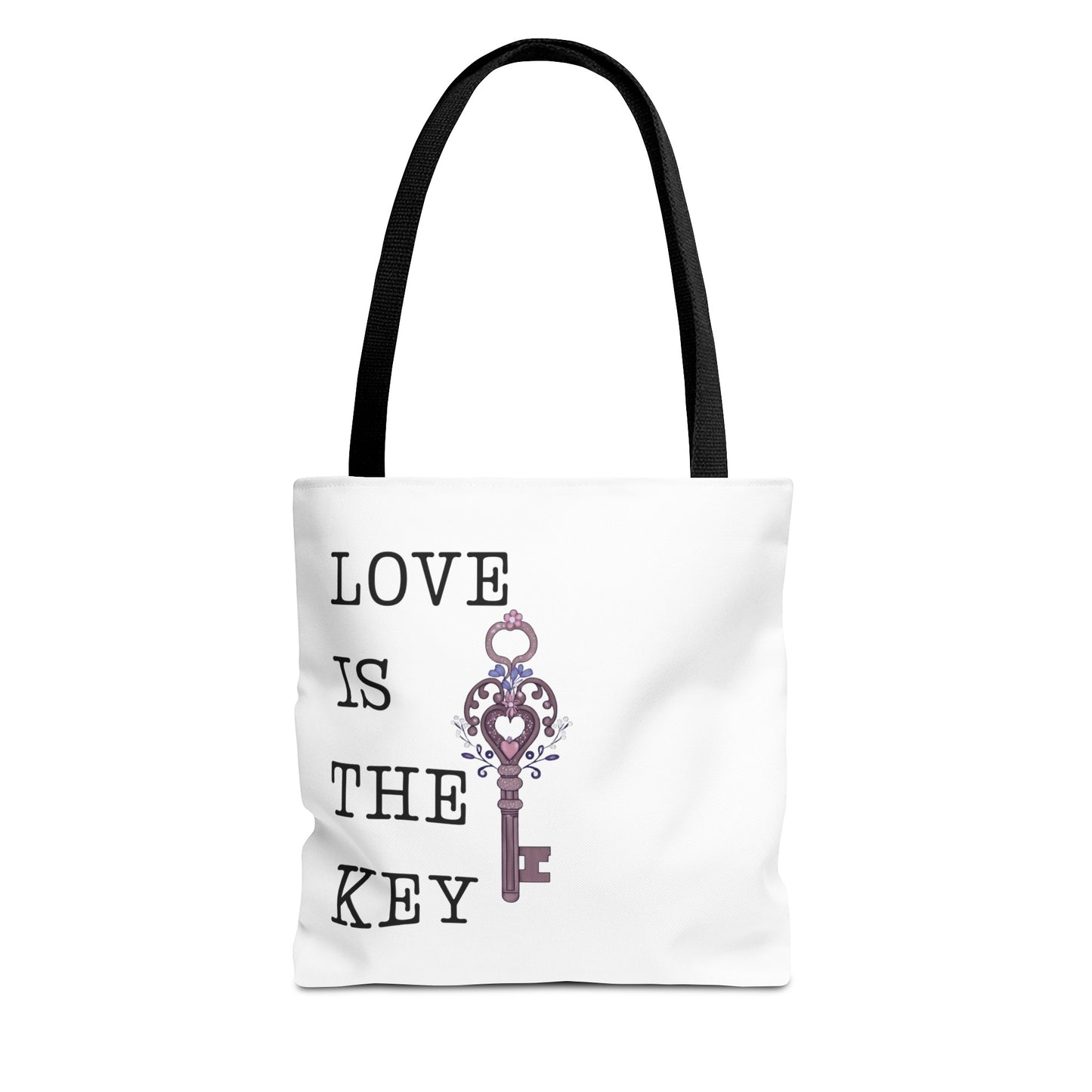 Love is the Key Fashion Tote Bag