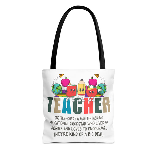 Definition of Teacher Fashion Tote Bag