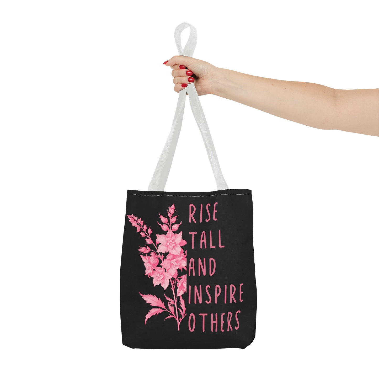 July Inspirational Birth Flower (Larkspur) Fashion Tote Bag