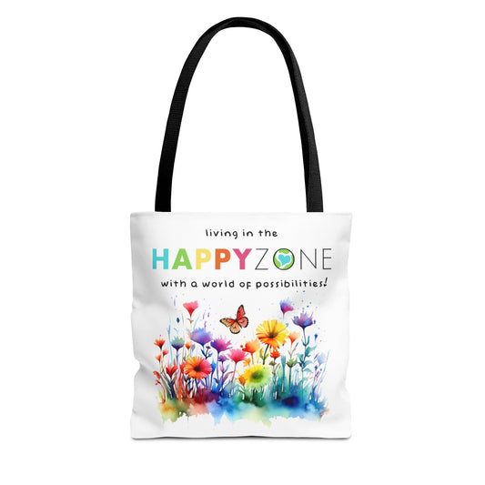 Living in the Happy Zone Fashion Tote Bag