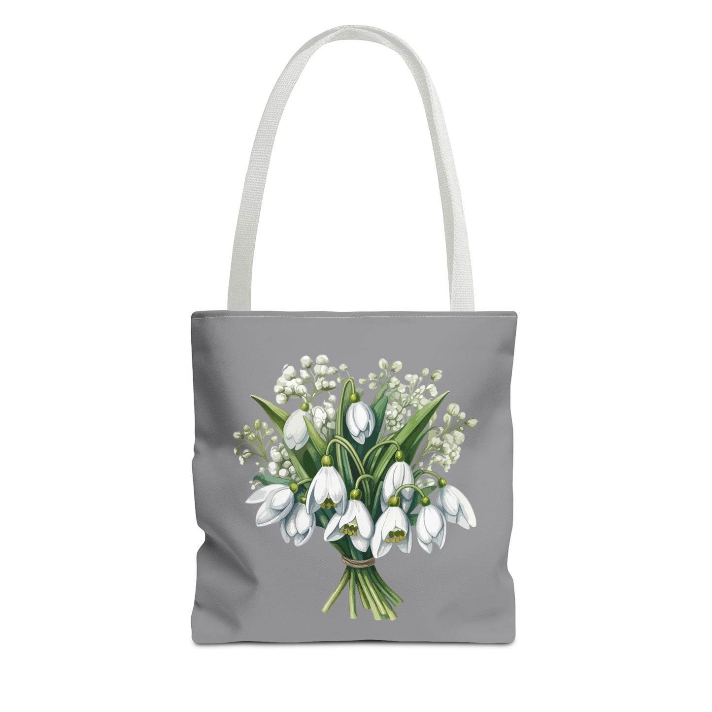 January Birth Flower (Snowdrop) Fashion Tote Bag