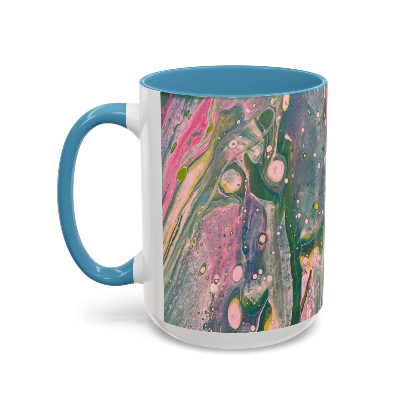 "God's Peace Will Reign" - Prophetic Fluid Art - 15 oz  Mug