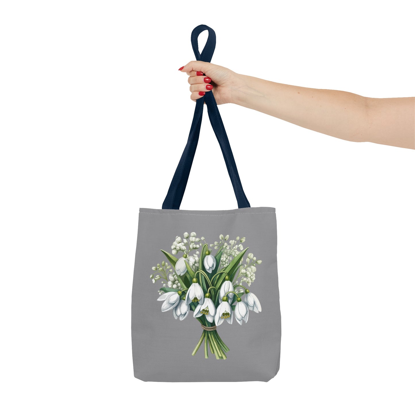 January Birth Flower (Snowdrop) Fashion Tote Bag