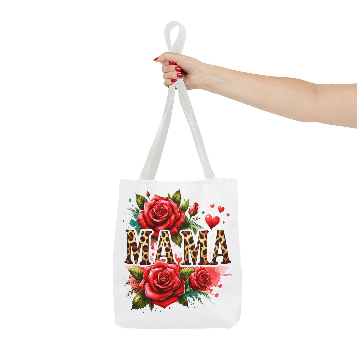 Mama with Roses Fashion Tote Bag