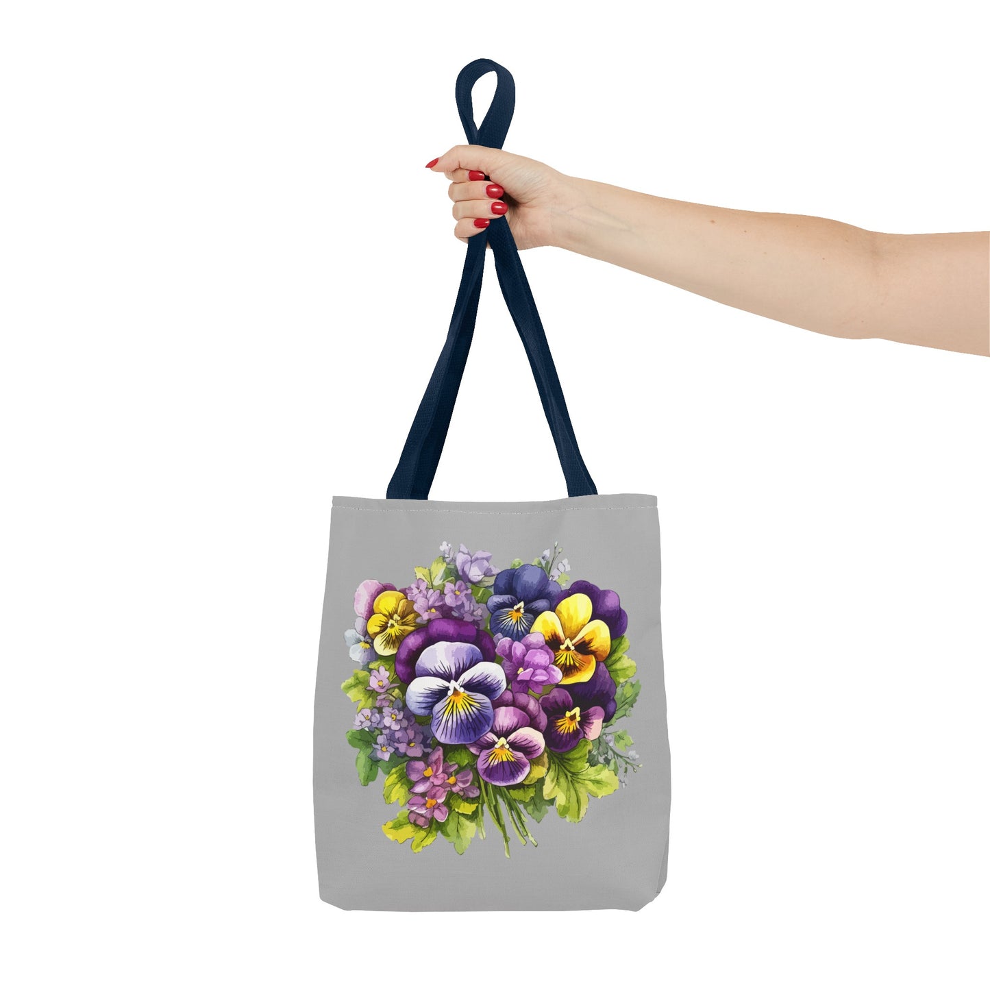 February Birth Flower (Violet) Fashion Tote Bag