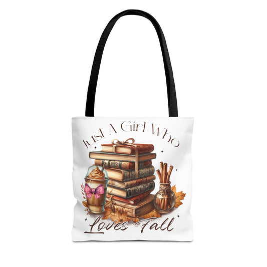 Just A Girl Who Loves Fall Fashion Tote Bag