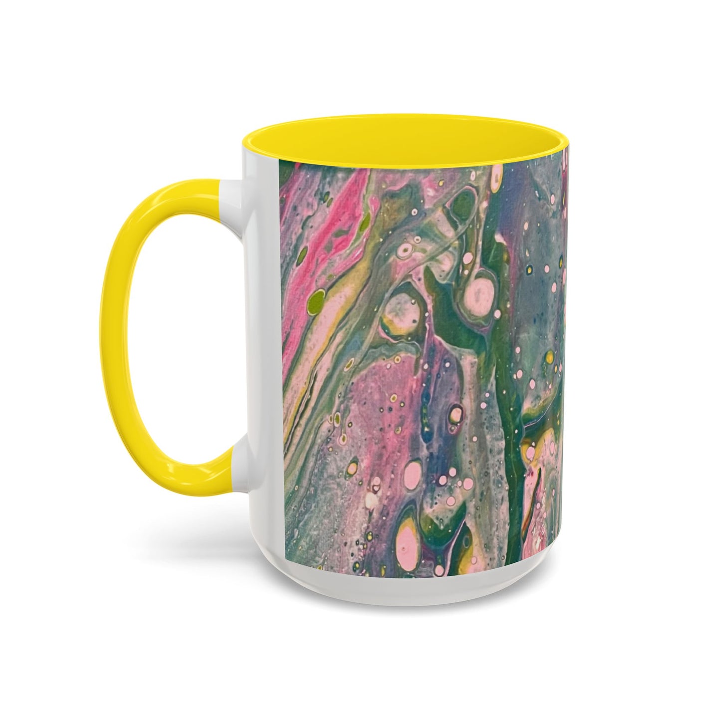 "God's Peace Will Reign" - Prophetic Fluid Art - 15 oz  Mug