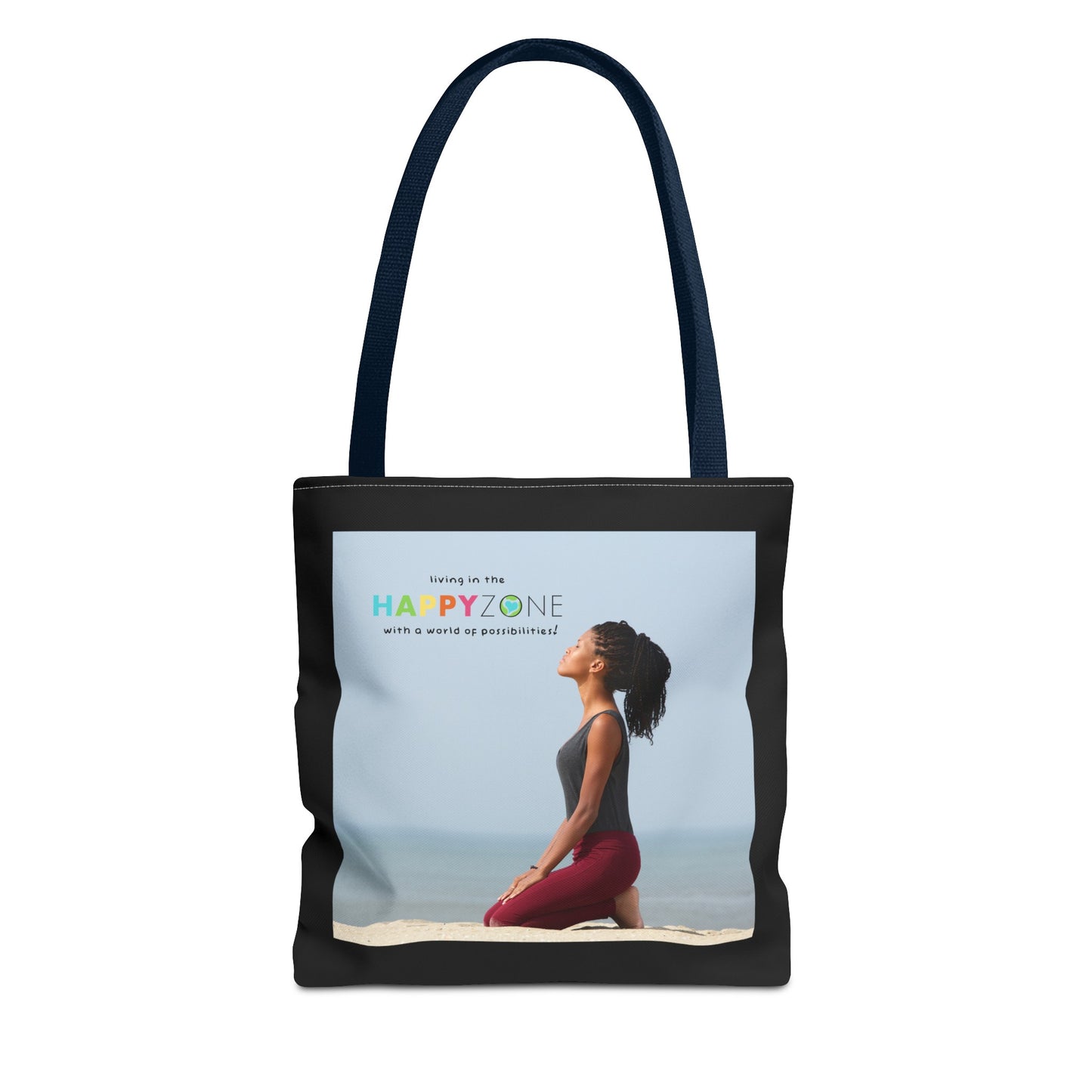Living in the Happy Zone Fashion Tote Bag