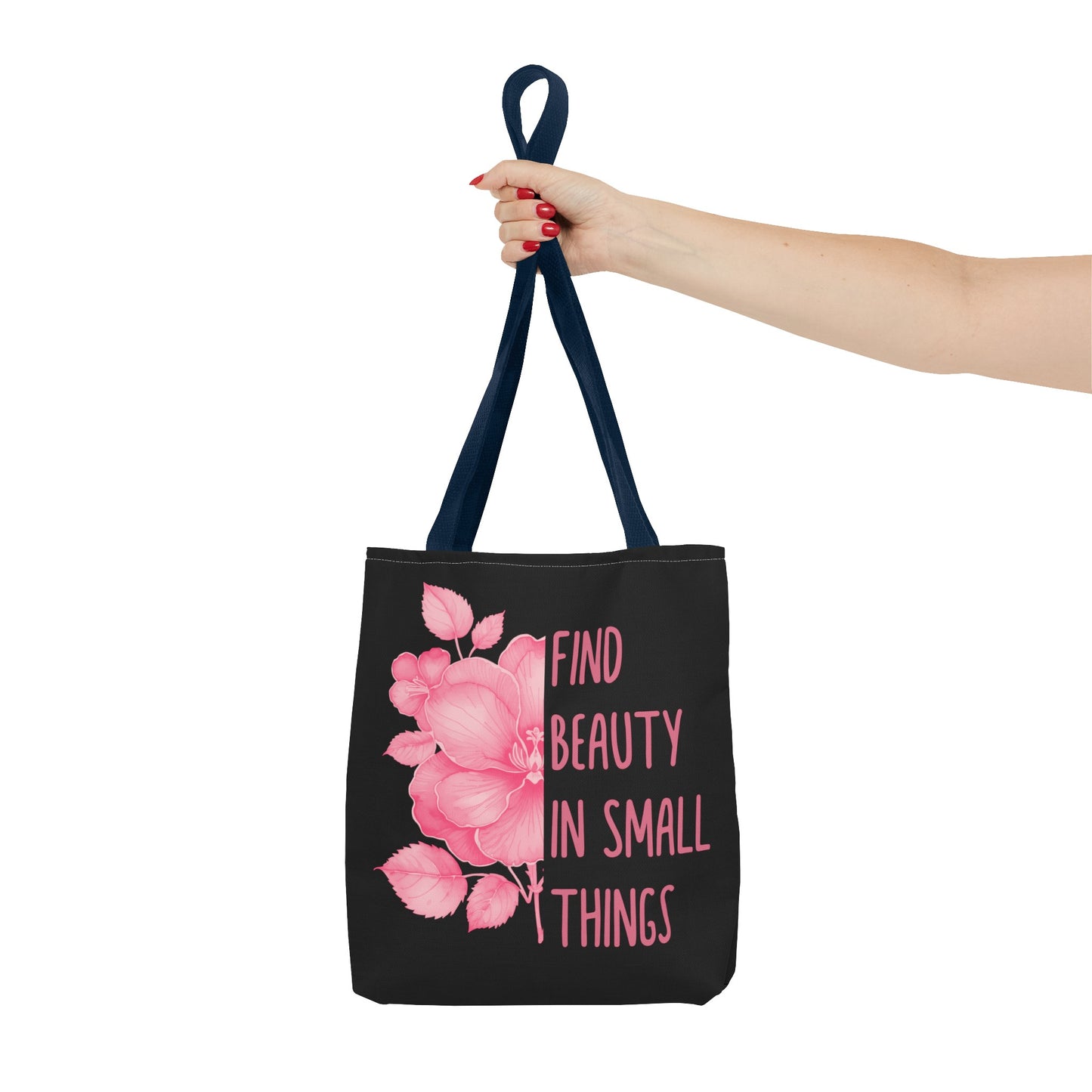 February Inspirational Birth Flower (Violet) Fashion Tote Bag