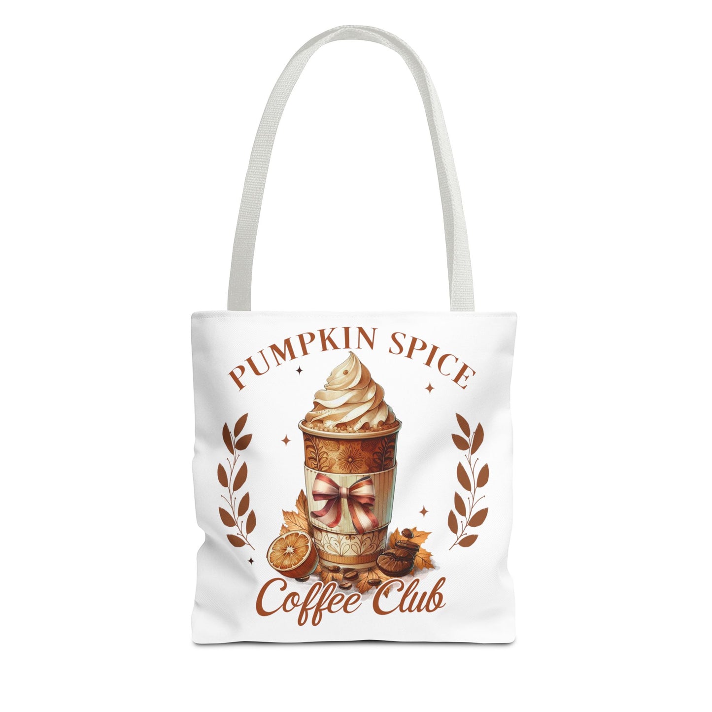 Pumpkin Spice Coffee Club Fashion Tote Bag